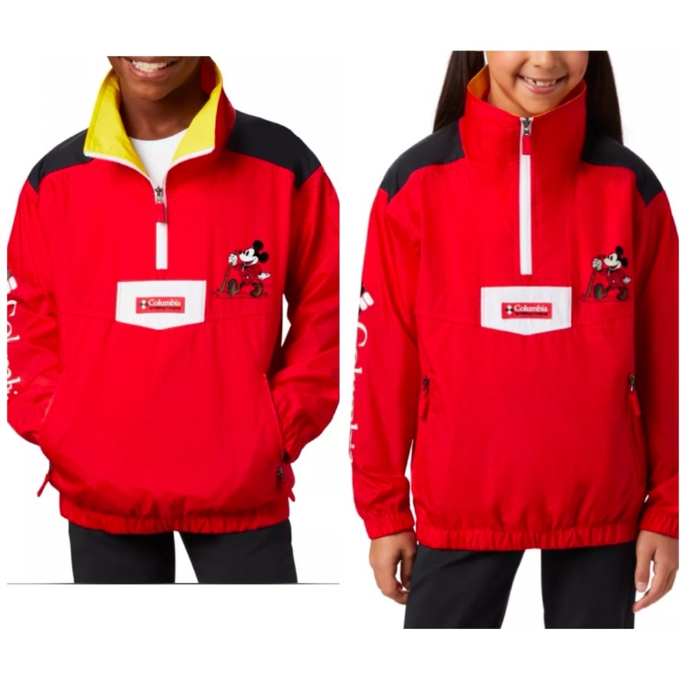 Columbia Kids’ Disney Santa Ana Anorak Medium (10/12) Mickey Mouse